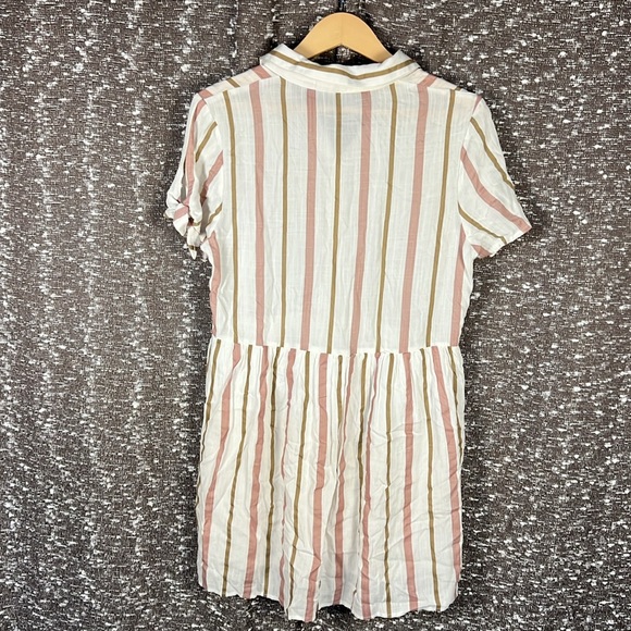 Molly Green Pink White Collared‎ Dress - Picture 5 of 5